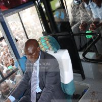 Ikolomani MP Boni Khalwale and students of Musingu High School