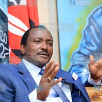 Wiper Party leader Kalonzo Musyoka during interview