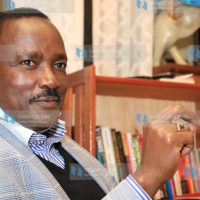 Kalonzo Musyoka during interview
