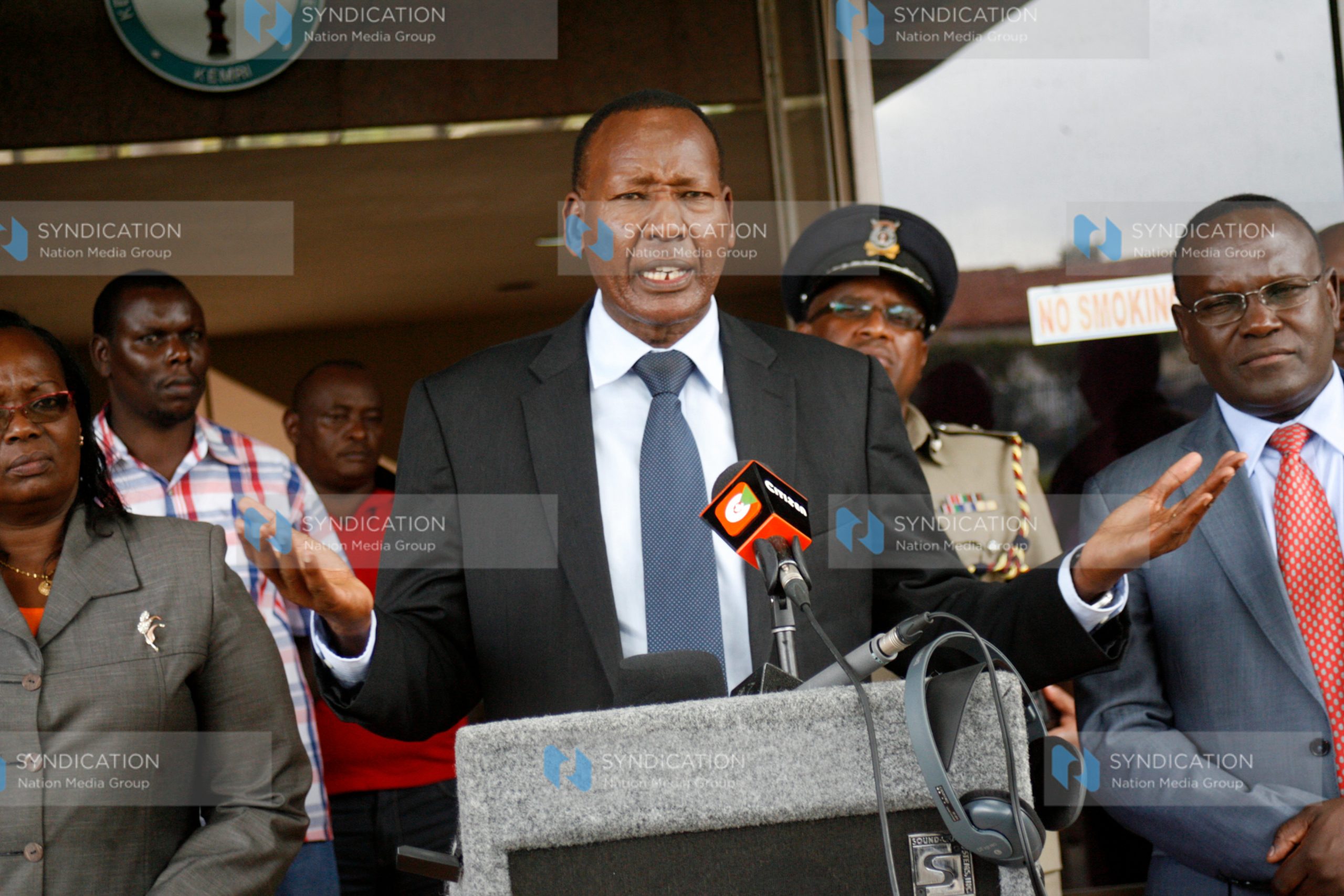 Cabinet Secretary for Internal Security Joseph Ole Nkaissery