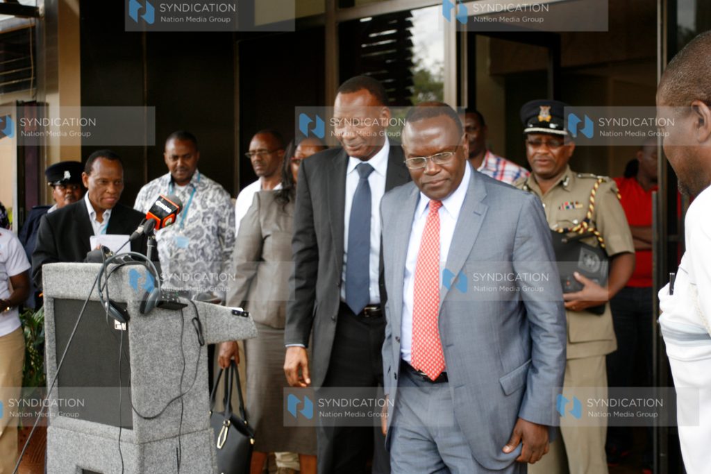 Cabinet Secretary Internal Security Joseph Ole Nkaissery