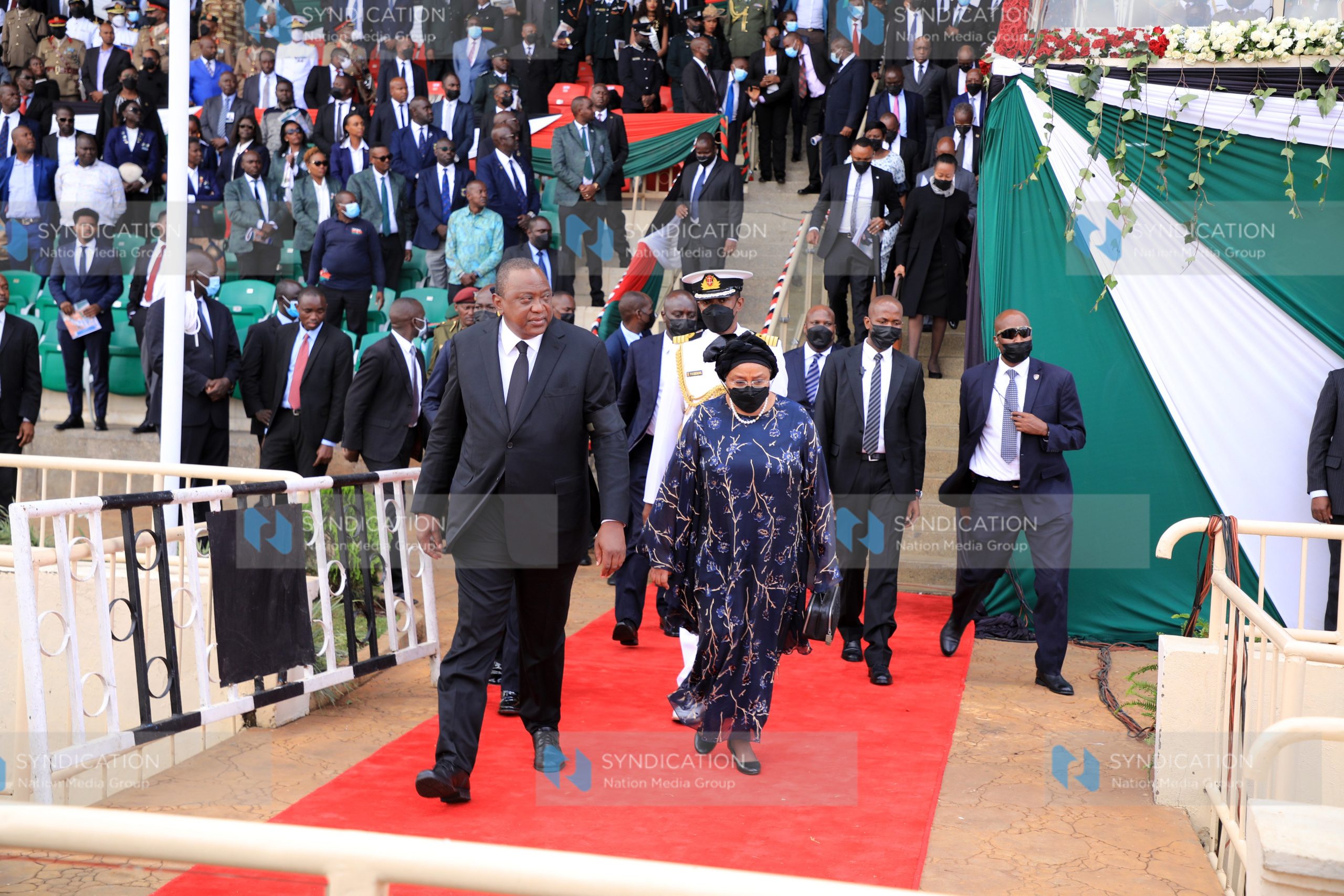 President Uhuru Kenyatta and First Lady Margaret Kenyatta