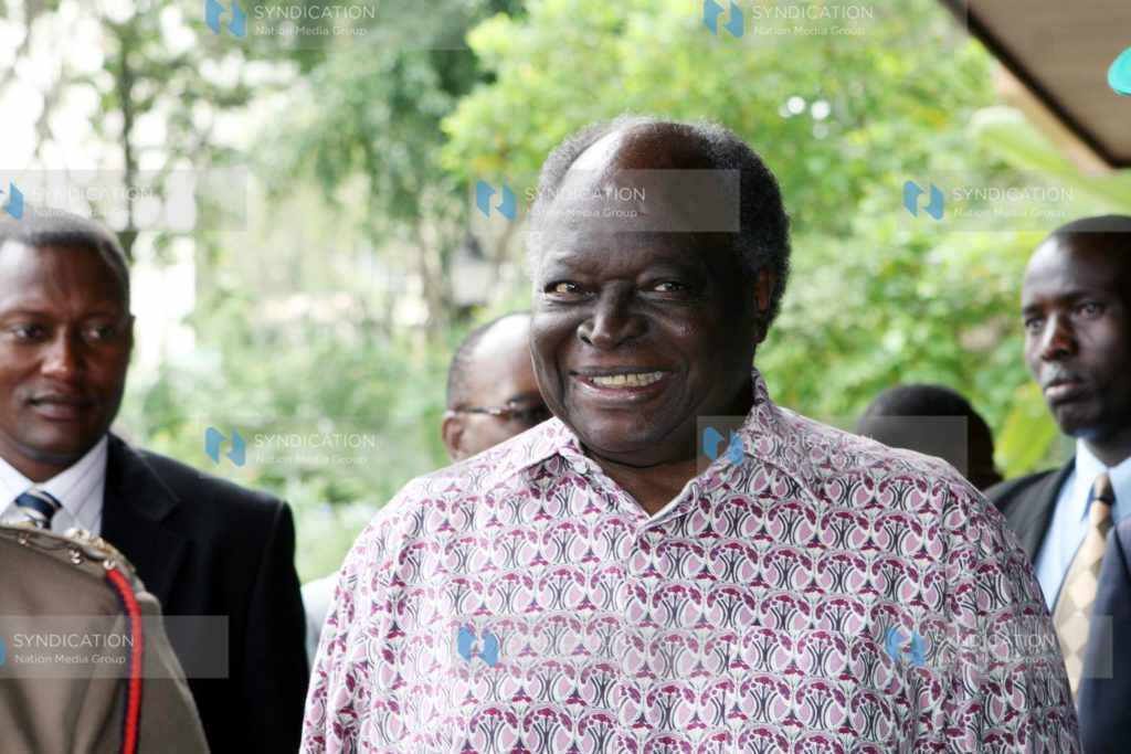 President Mwai Kibaki at Serena Hotel