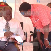 Public rally at the Pan African Paper Mills Stadium in Webuye