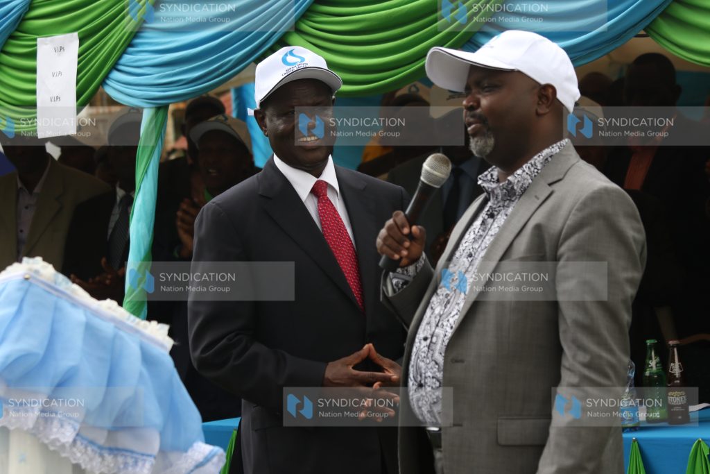 Meru Senator Kiraitu Murungi and Imenti South MP Kathuri Murungi