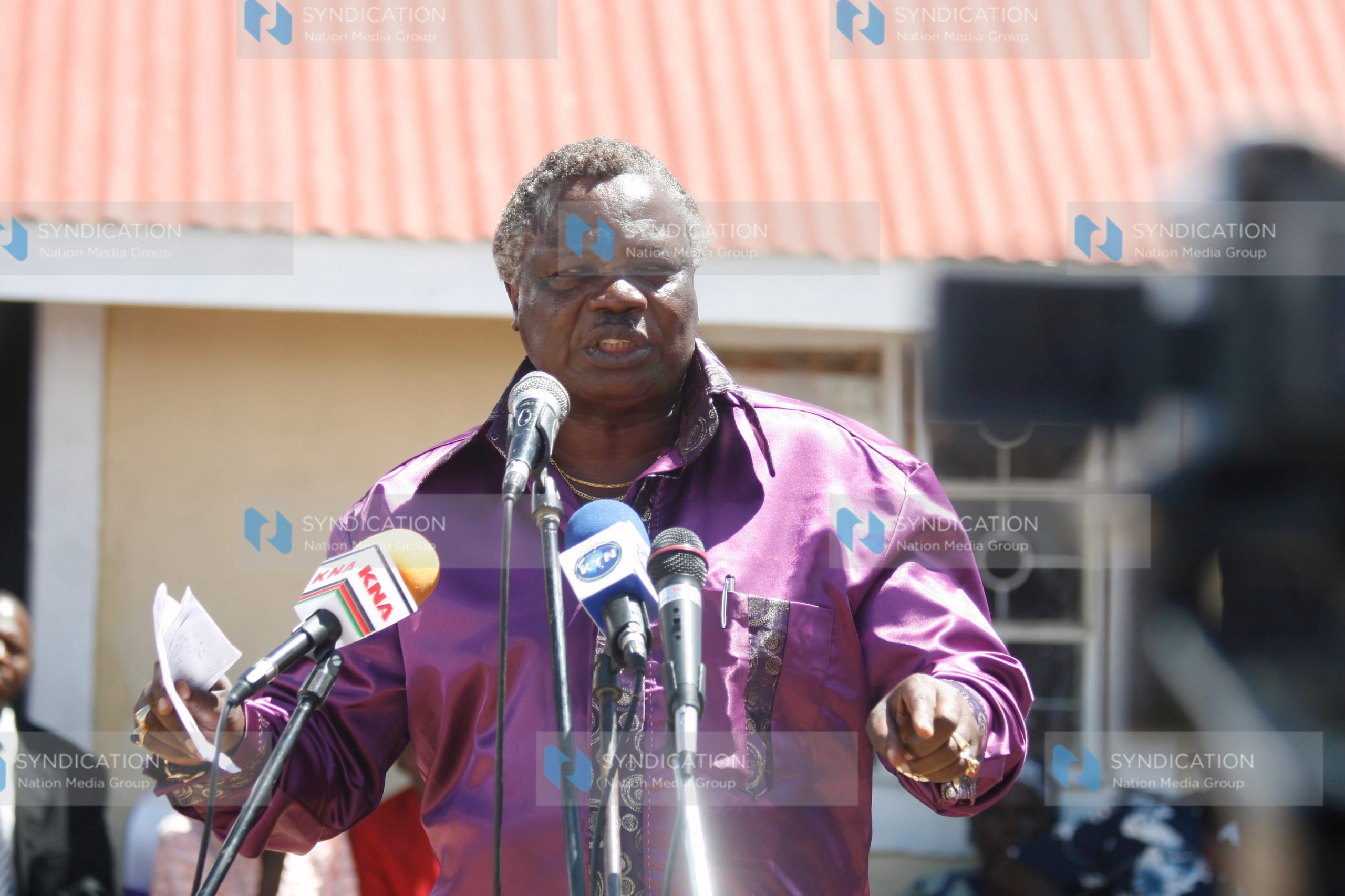 COTU Secretary General Mr. Francis Atwoli speaks