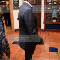 Mwangi Kiunjuri walks away after addressing the press