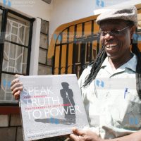 Former Subukia MP Koigi Wamwere at Kahawa Sukari