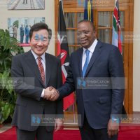 President Uhuru Kenyatta holds talks with South Korean Prime Minister