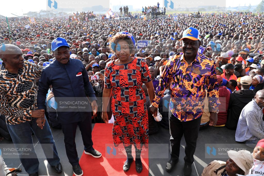 Azimio Rally at Mukuru Kwa Njenga