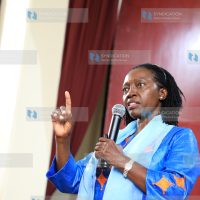 Martha Karua making her address to women
