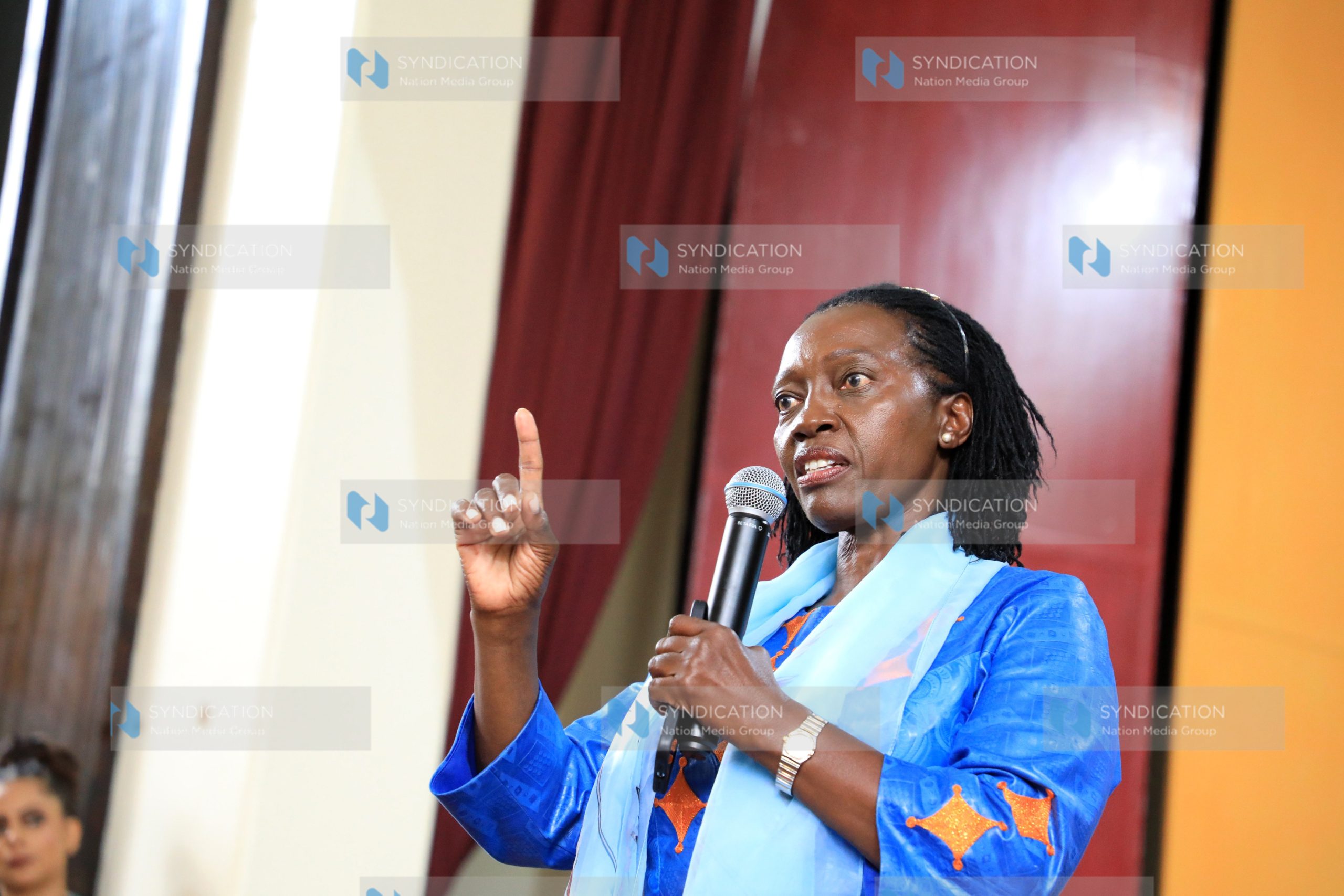 Martha Karua making her address to women