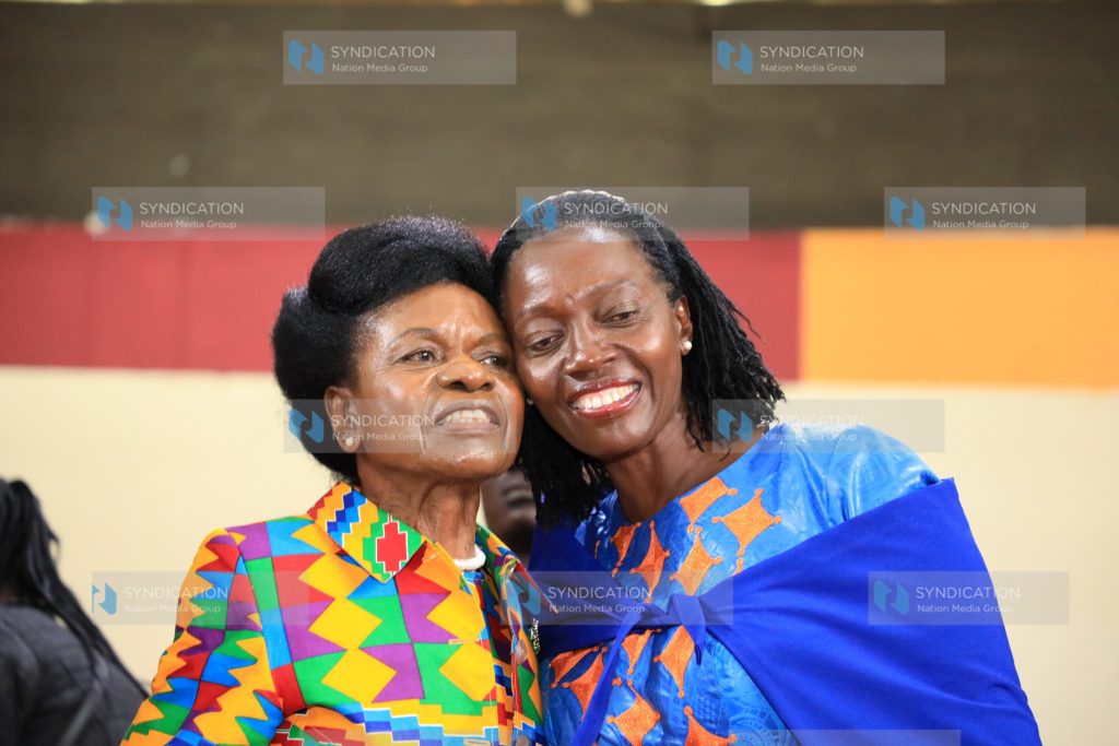 Azimio presidential running mate Martha Karua [R]