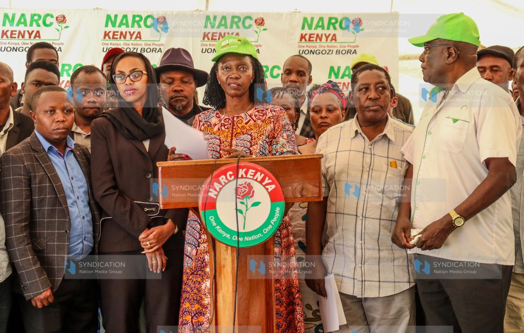 NARC Kenya party leader Martha Karua
