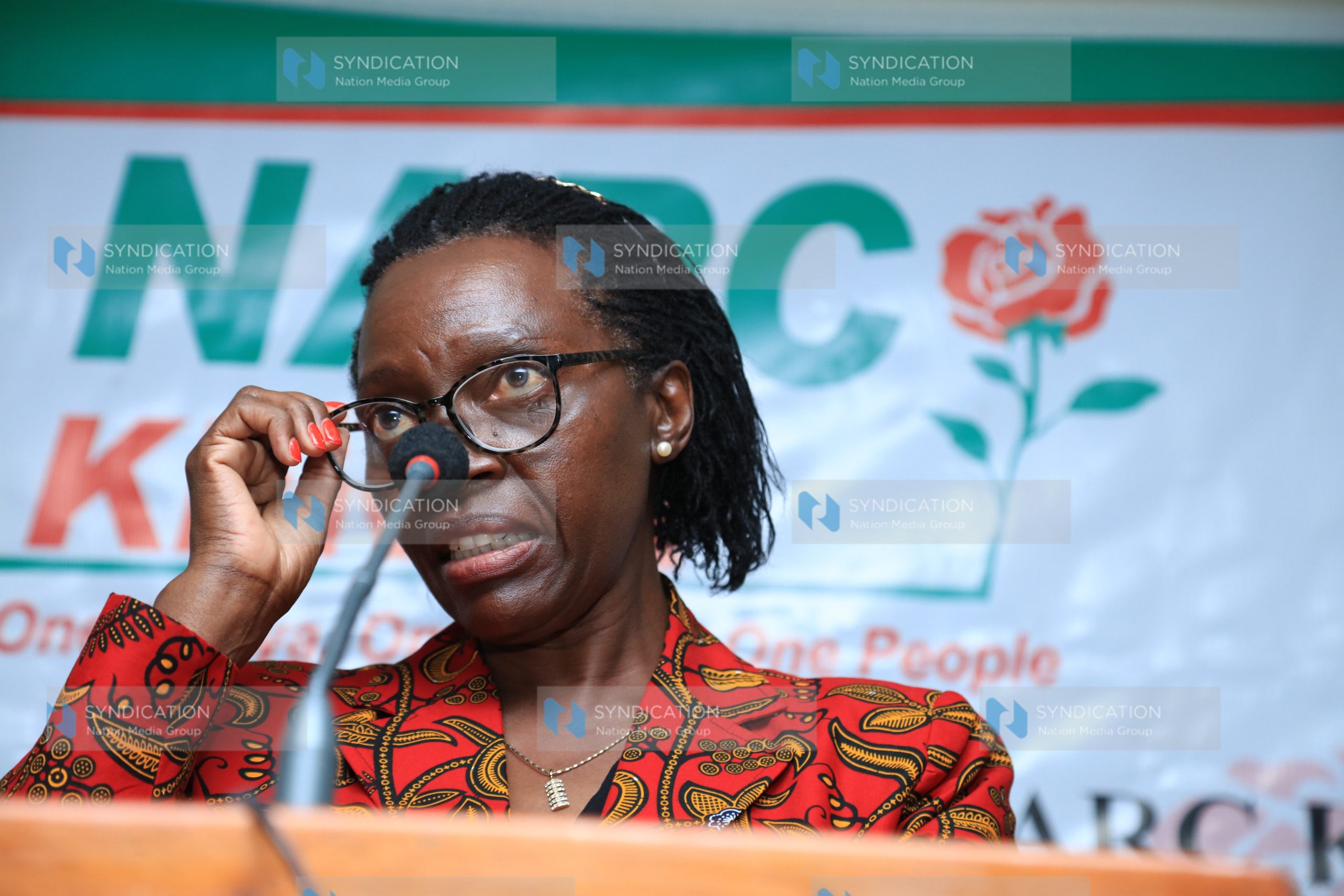 NARC Kenya Party leader Martha Karua