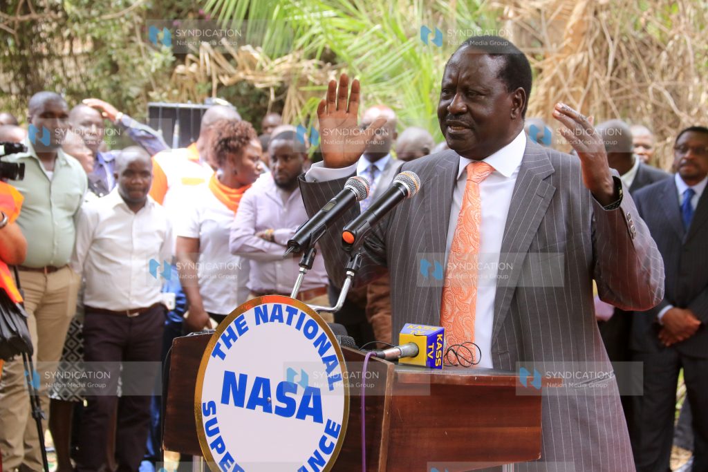 ODM leader Raila Odinga
