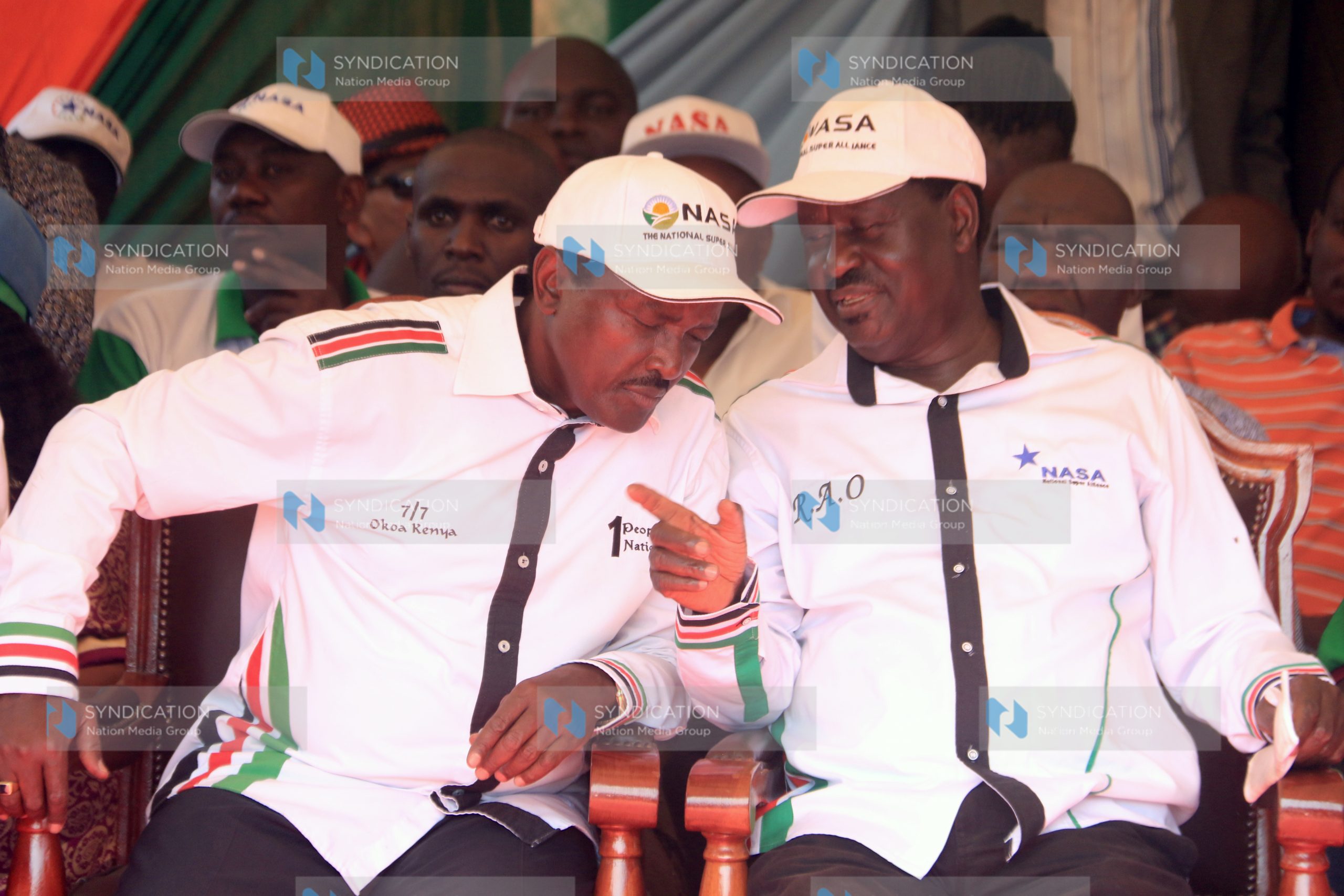 NASA principals Raila Odinga and Kalonzo Musyoka