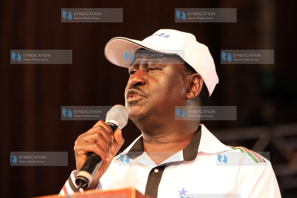 NASA leader Raila Odinga
