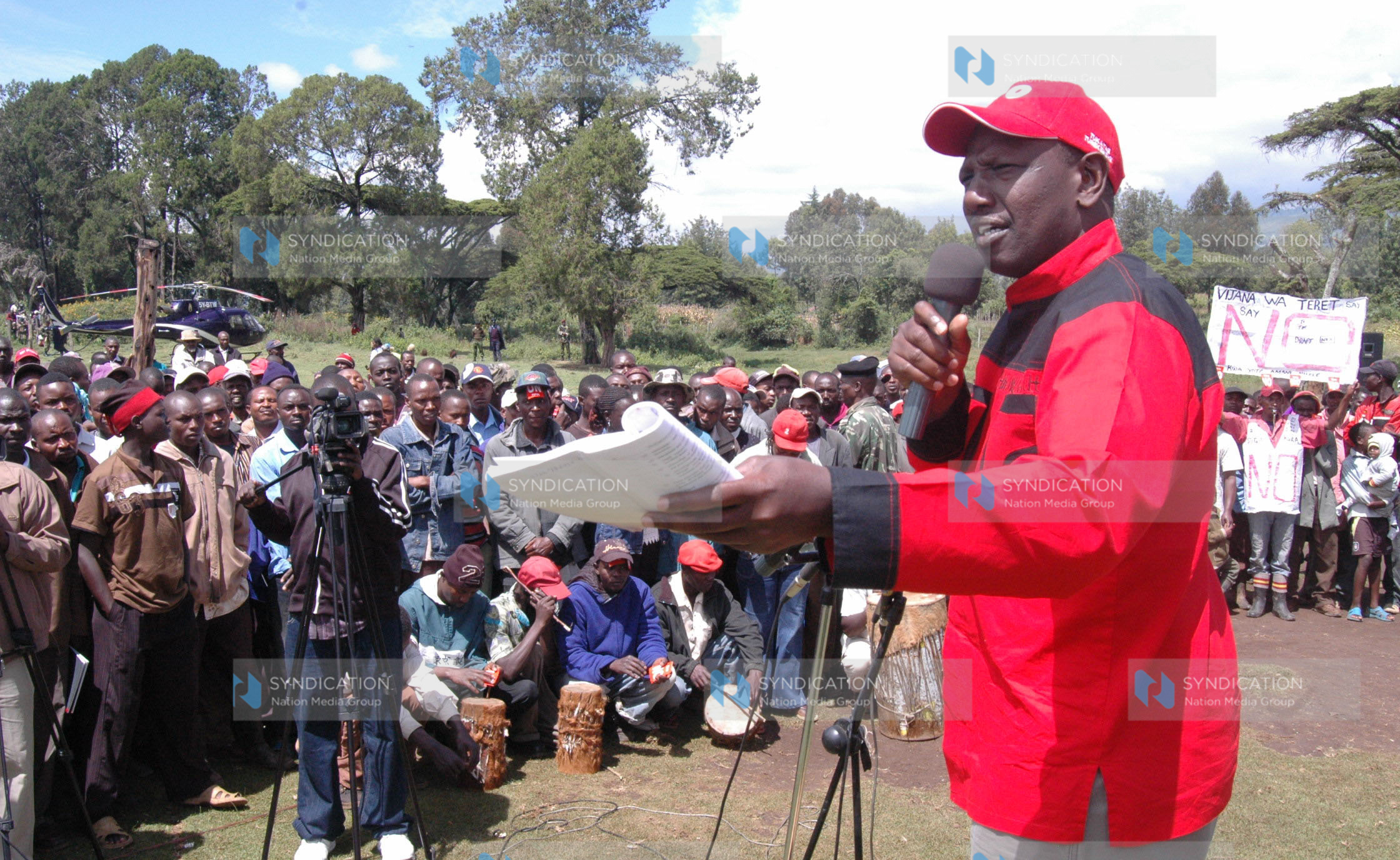 “NO” rally at Kihingo trading center in Njoro district