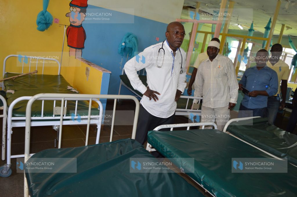 Kakamega county general hospital by nurses' union leaders