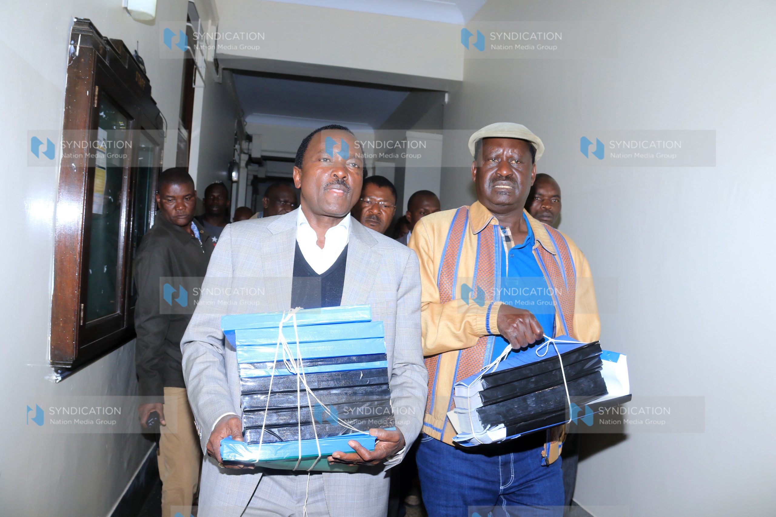 Nasa leaders Raila Odinga and Kalonzo Musyoka