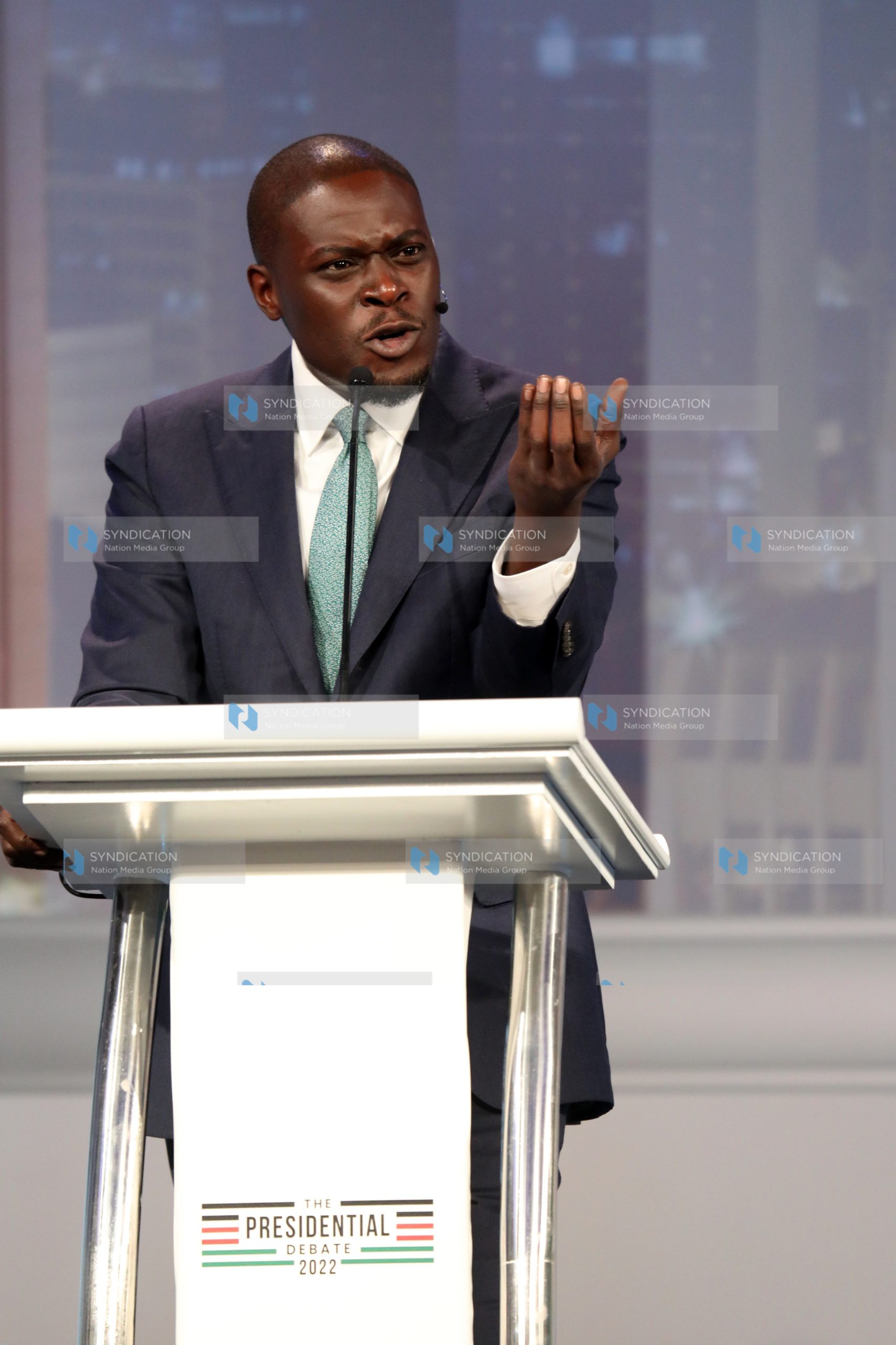 Nairobi gubernatorial candidates Johnson Sakaja