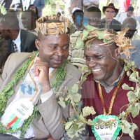 Housing minister Soita Shitanda and Ikolomani MP Boni Khalwale