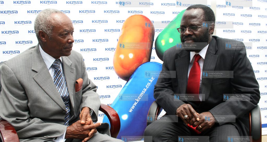 Chairman KEMSA during the board inauguration