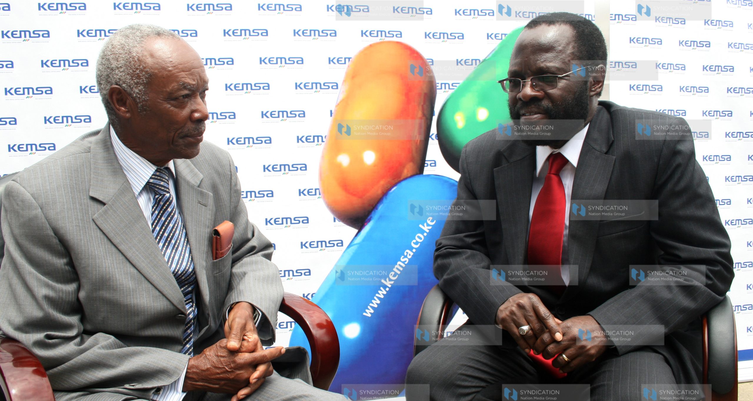 Chairman KEMSA during the board inauguration