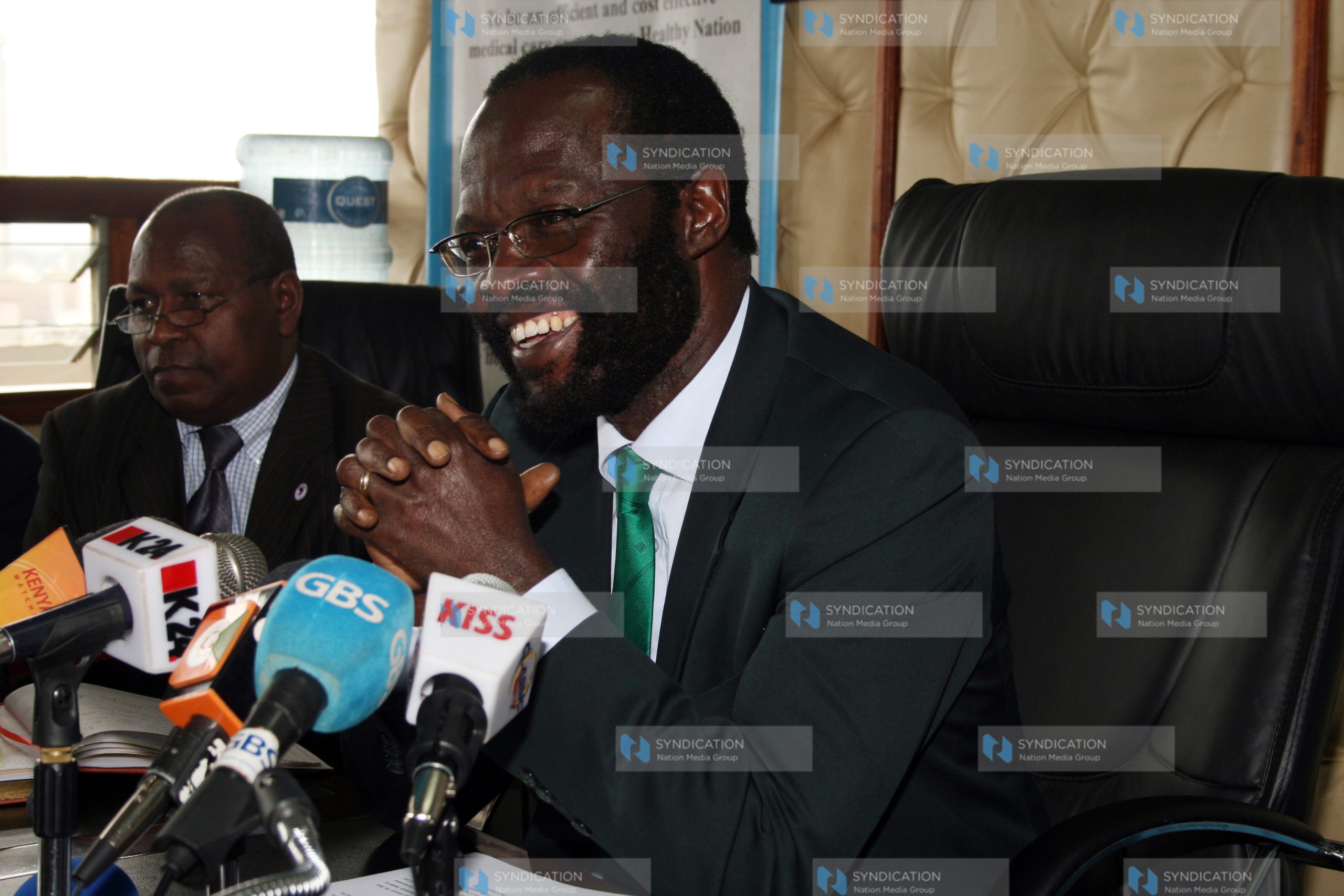 Minister for Medical Services Prof Anyang’ Nyong’o