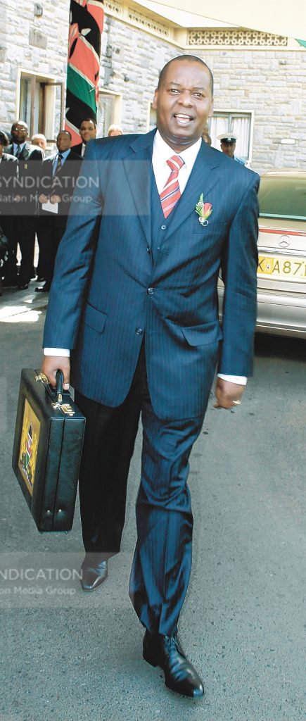 Finance minister Amos Kimunya