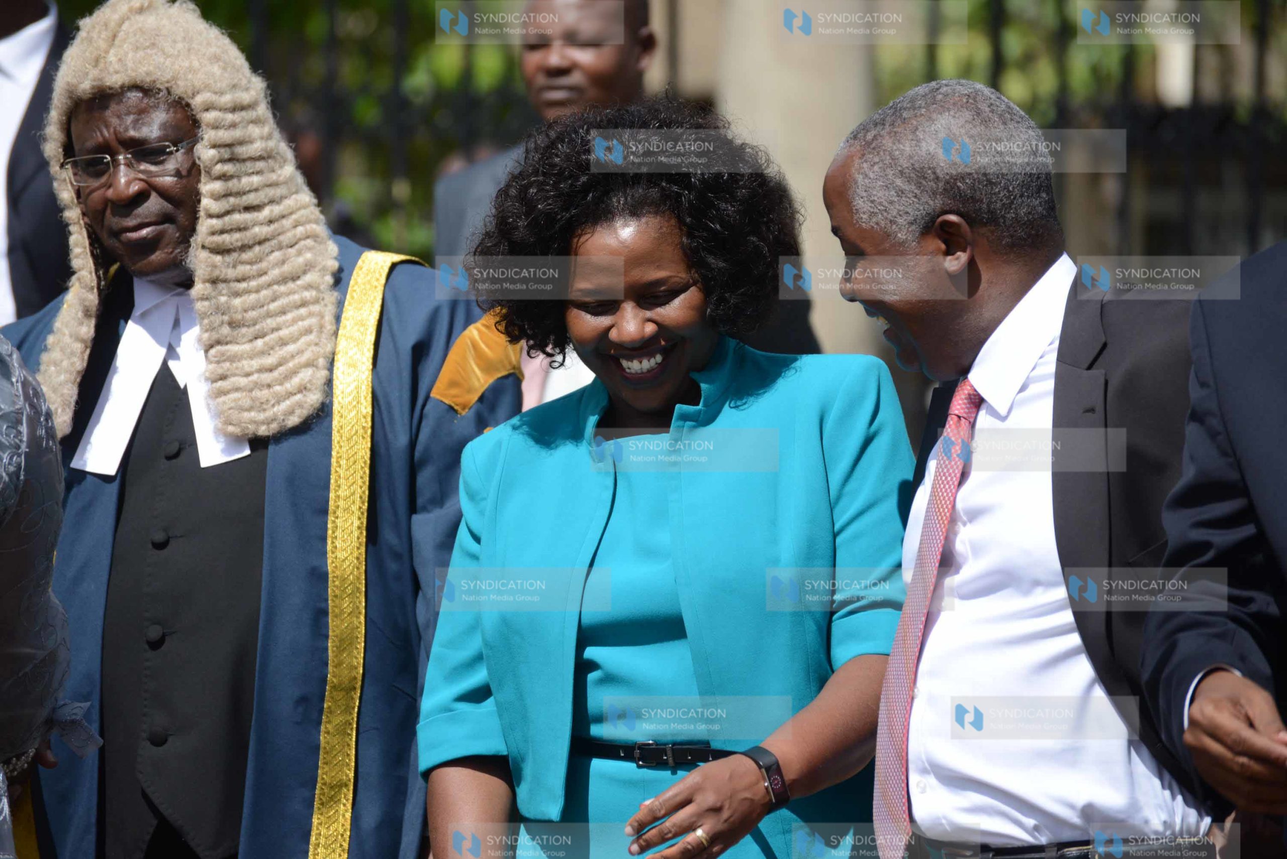 Joyce Laboso and her Senate counterpart Kembi Gitura