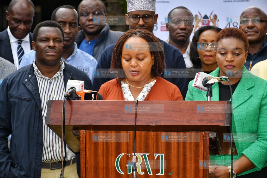 Council of Governors (CoG) chairperson Anne Waiguru