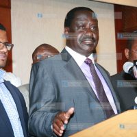 CORD leader Raila Odinga