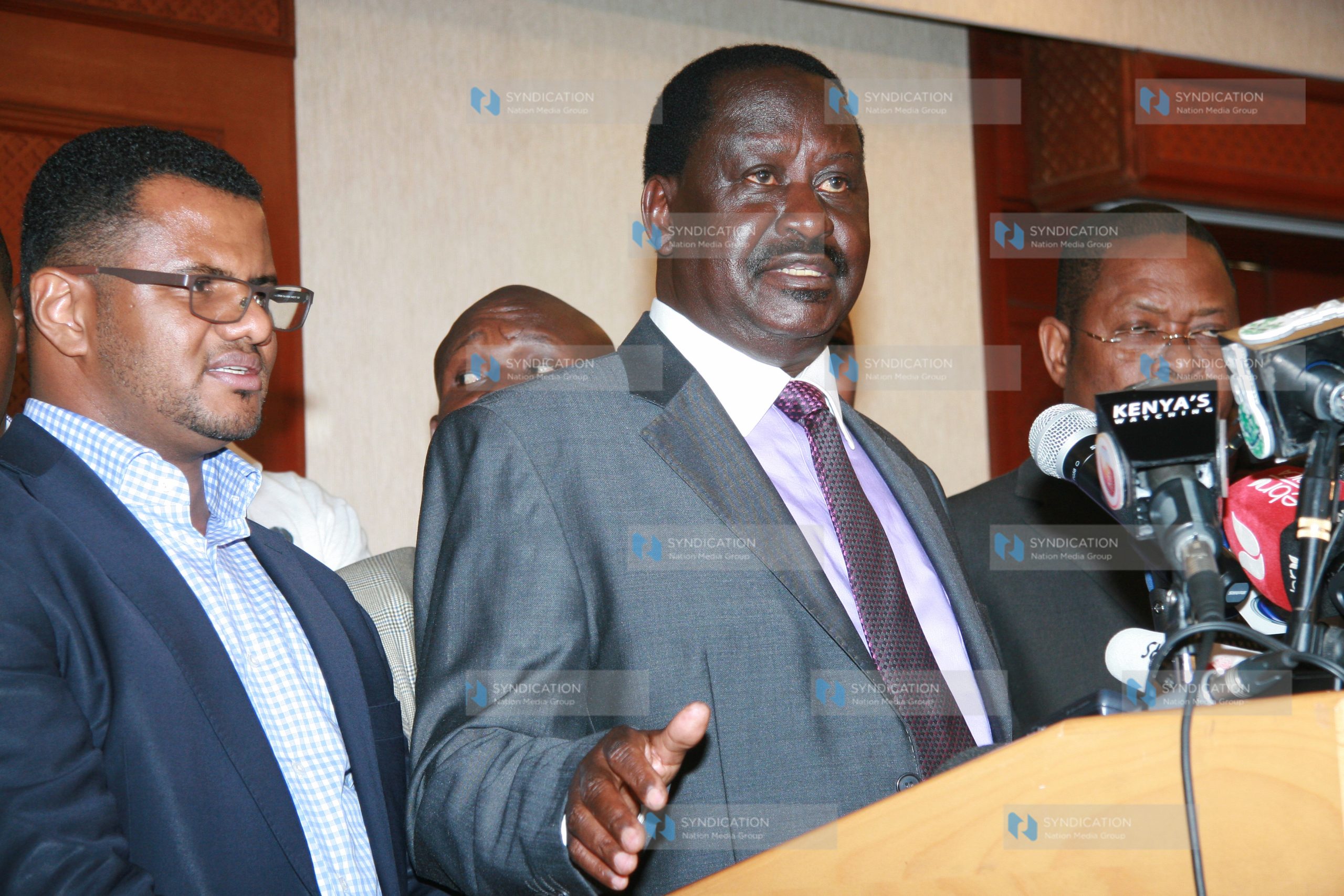 CORD leader Raila Odinga