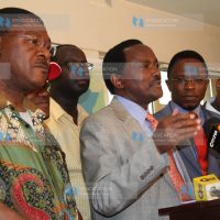 CORD members led by Kalonzo Musyoka