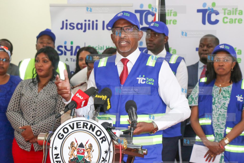 Health CS Aden Duale address media