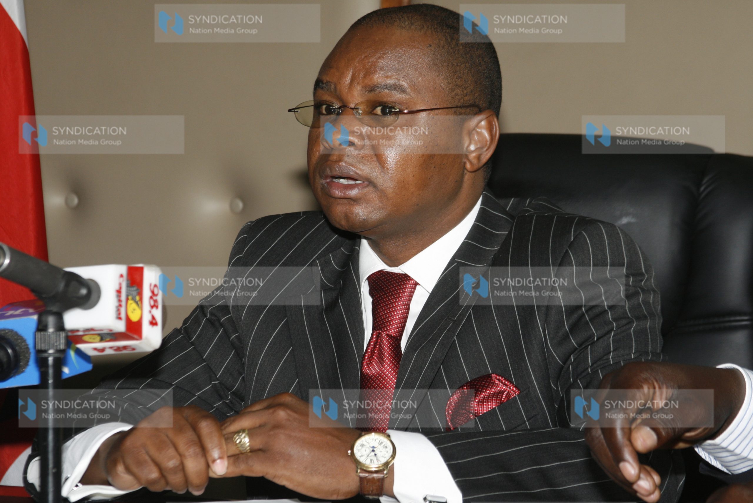 The minister for East African Community Amason Jeffah Kingi