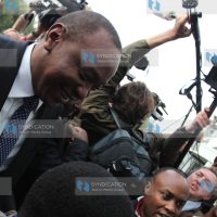 President Uhuru Kenyatta arrives at the ICC