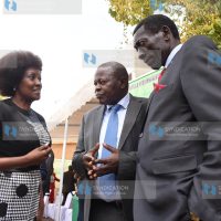 Teachers Service Commission CEO Nancy Macharia (left)