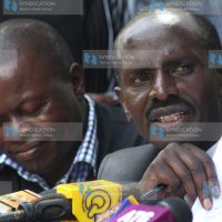 (KNUT) Secretary General Wilson Sossion (right)