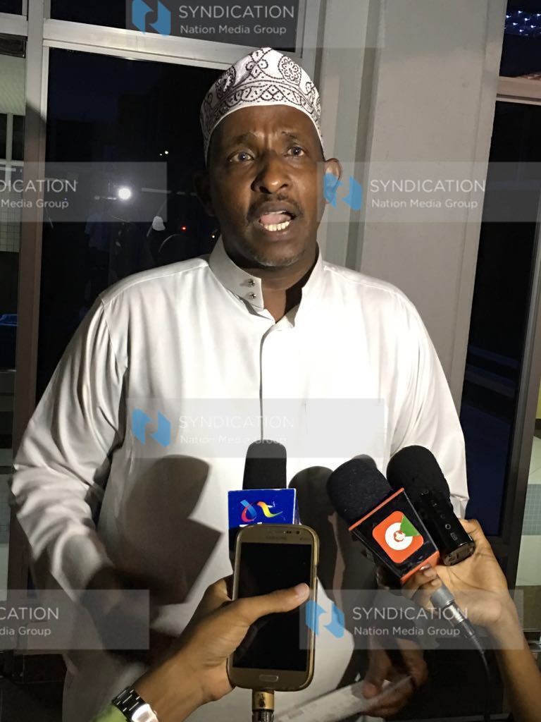 National Assembly Majority Leader Aden Duale speaks