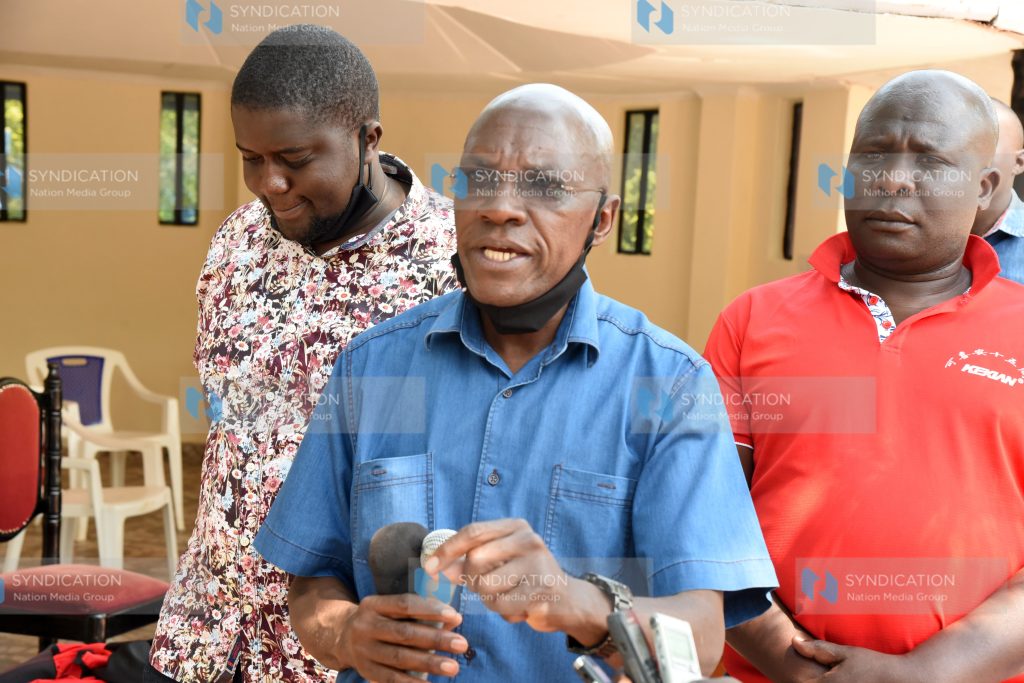 Former Kakamega senator Boni Khalwale