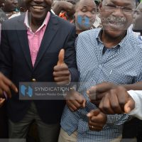 Harambee in aid of the Boda Boda Sacco at Malava Market