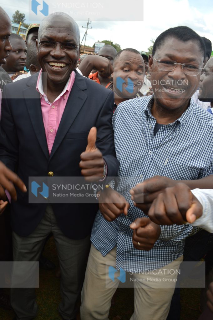 Harambee in aid of the Boda Boda Sacco at Malava Market