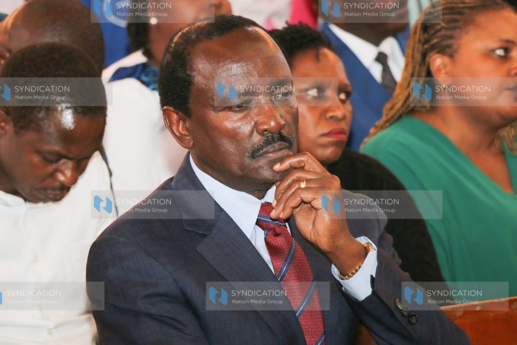 Wiper Leader Kalonzo Musyoka