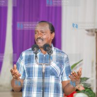 Wiper leader Kalonzo Musyoka speaks at the Full Gospel Churches of Kenya