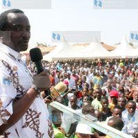 Kalonzo Musyoka address Supporters at Caltex grounds