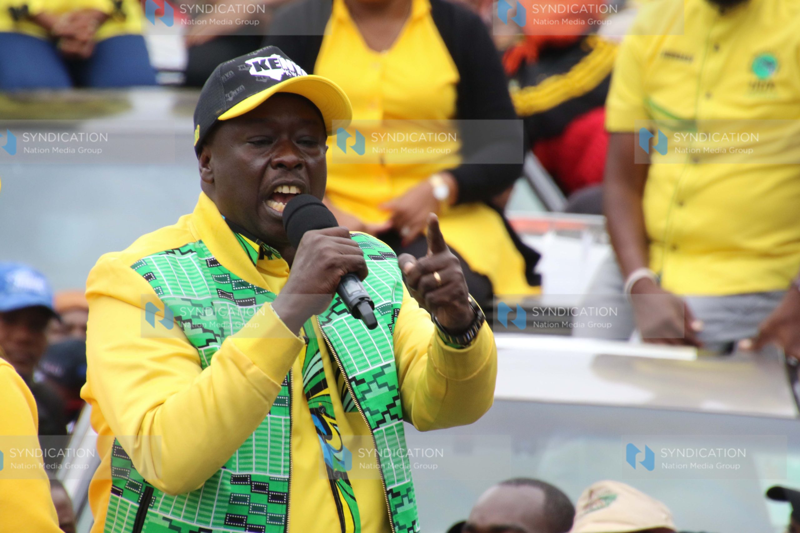 Rigathi Gachagua addresses wananchi at Kerugoya stadium