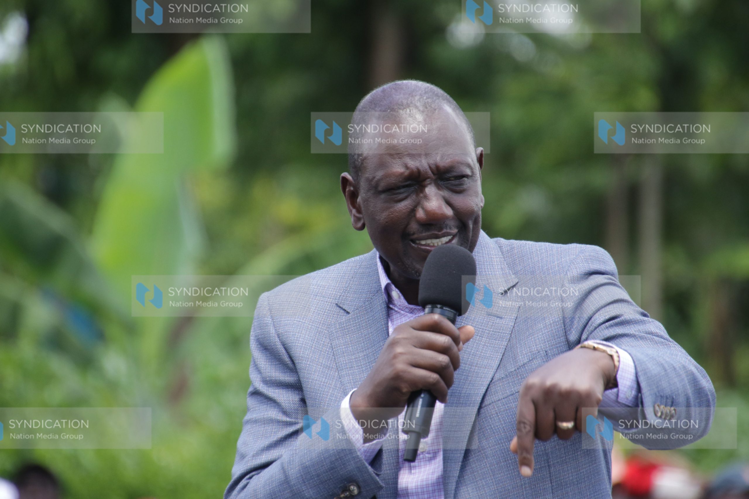 Launch of the Sagana-Kathaka-Thiguku, Mahigaini-Kagio-Kangaita roads